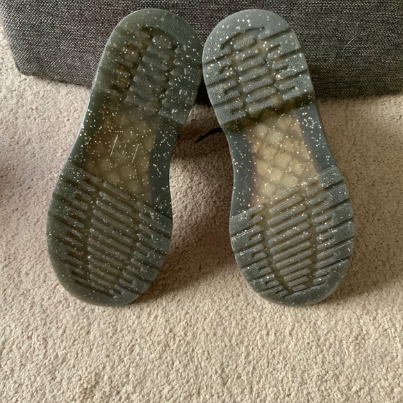 Dr. Martens Red Glitter Patent Leather 1460 J Boot - Kids' Size 3 - Picture 2 of 3